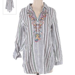 Soft Surroundings Gray Blouse or Tunic